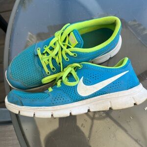 Nike Flex Experience RN Running Shoes Blue 525754-400 Women Size 8.5
